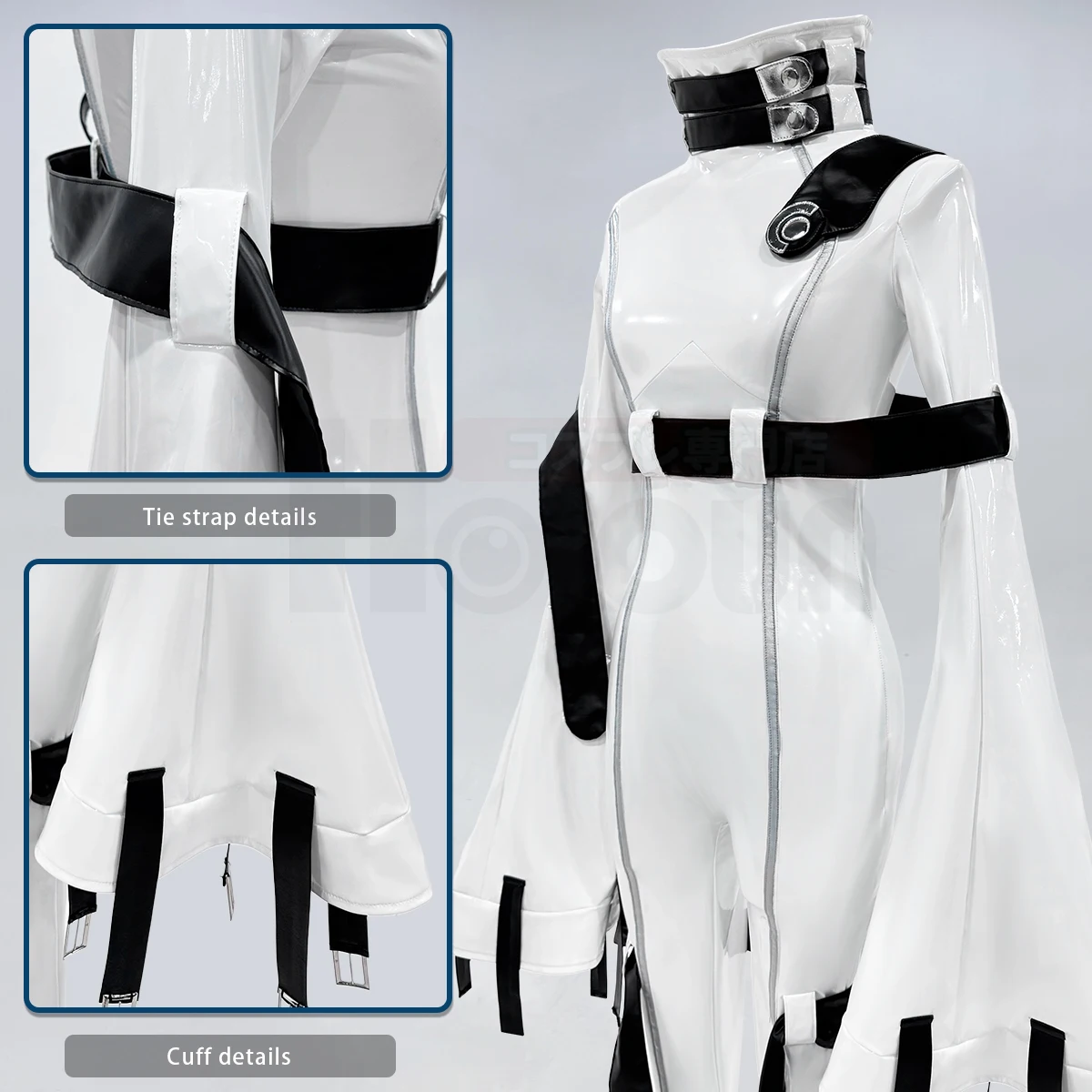 Белый комбинезон из искусственной кожи для косплея HOLOUN CODE GEASS Lelouch of the Rebellion