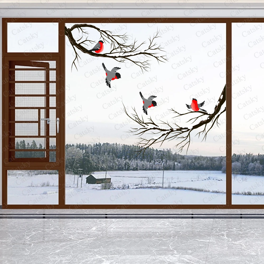 Наклейки на ветки и окна настенные наклейки фрески крышу украшение для дома