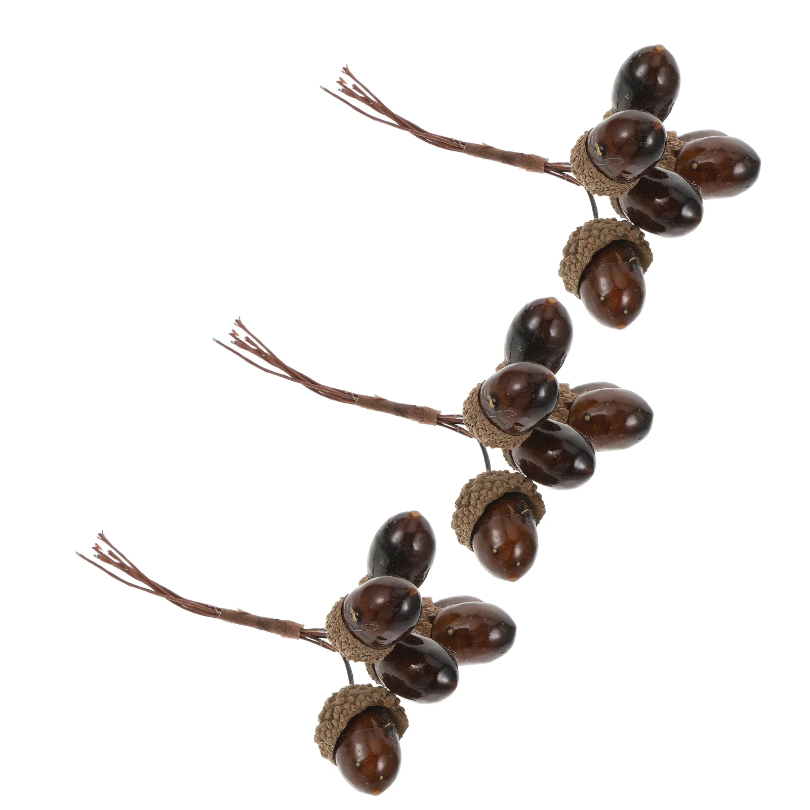 3 шт. искусственные кедровые орехи реалистичный декор имитация букета украшение