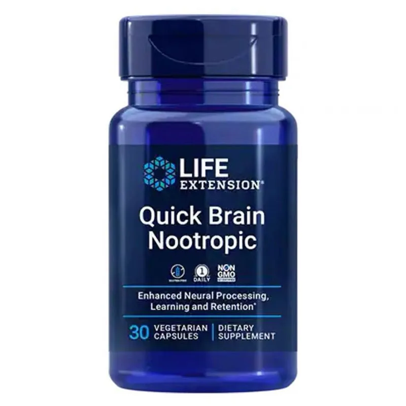 

Quick Brain Nootropic Brain Nutrition, Quick Memory, Quick Thinking