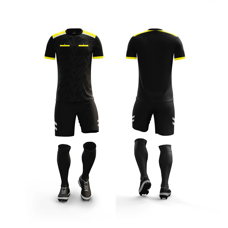 Профессиональные Футбольные Майки 2022 мужская униформа для рефери короткий