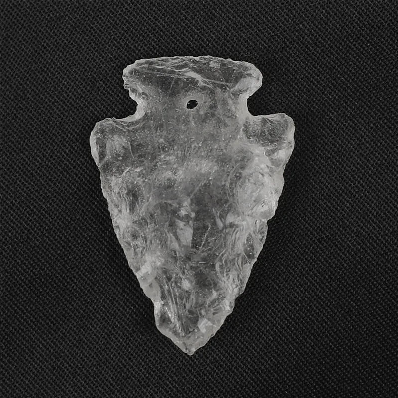 Натуральный белый кварц, кулон