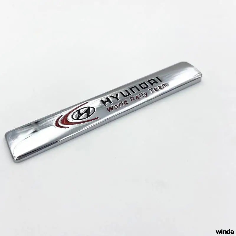 Автомобильный боковое крыло задний багажник эмблема значок наклейка для Hyundai