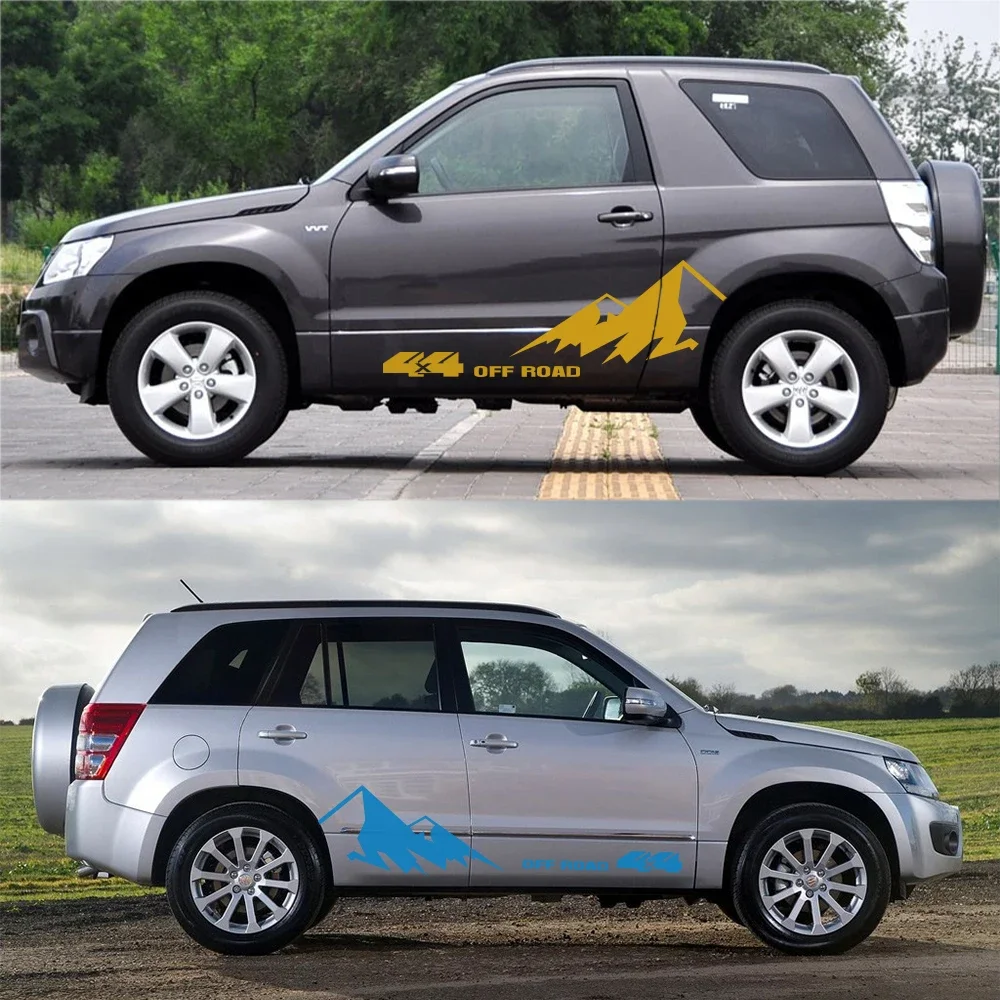 Наклейки на двери и кузова автомобиля 4 шт. наклейки для Suzuki Grand Vitara AT MT 4X4