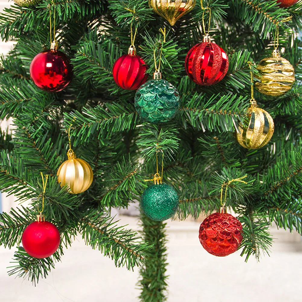 

30PCS 6CM Christmas Balls Xmas Tree Hanging Baubles Decoration Ornaments For Home New Year Party 2023 Noel Navidad Decor