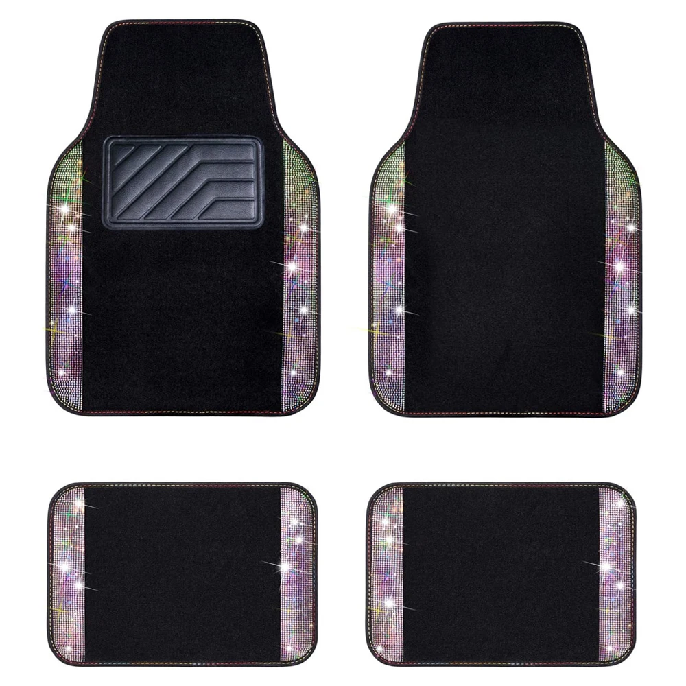 

Diamond Car Floor Mats For FORD Transit Flex KA Everest Freestyle S-MAX Crown Victoria S-MAXUniversal Auto Foot Mat Covers