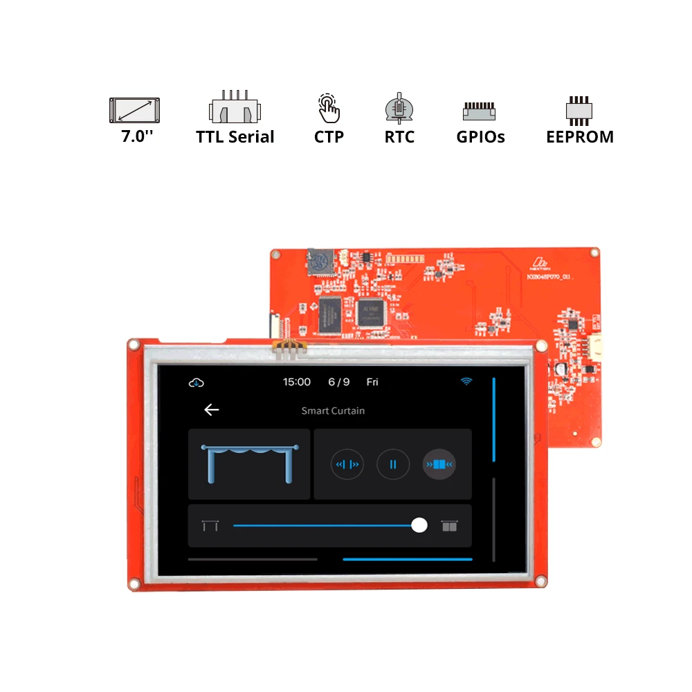 NX8048P070-011R/NX8048P070-011C-7 0 ”Nextion Intelligent Series HMI Touch Display |