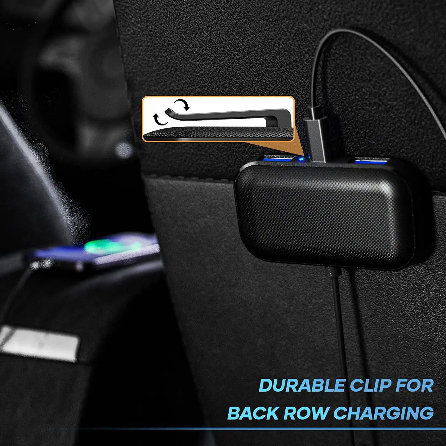 Автомобильное зарядное устройство типа C с 5 несколькими портами адаптер