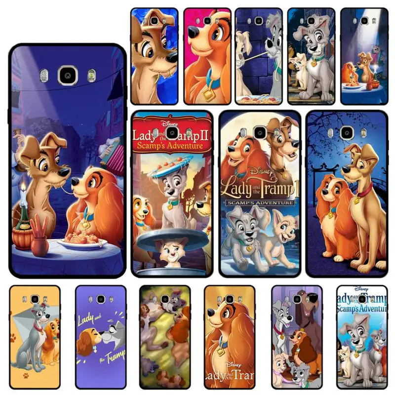 

Disney Lady and the Tramp Phone Case for Samsung J 2 3 4 5 6 7 8 prime plus 2018 2017 2016 core