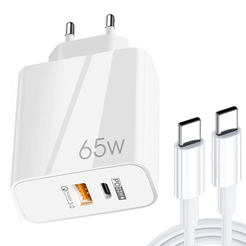Сетевое зарядное устройство с USB-портом Тип C 65 Вт 33 | Мобильные телефоны и