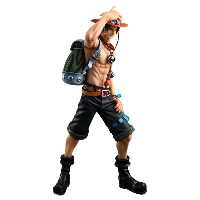 Фото В наличии Оригинальная фигурка MegaHouse One Piece Портгас Д. Эйс: Портрет Пиратов DX 1/8, 10-я лимитированная серия, коллекционная модель №2