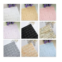 3d brick texture waterproof foam wall stickers home decoration anti collision self adhesive diy living room kids room wallpaper