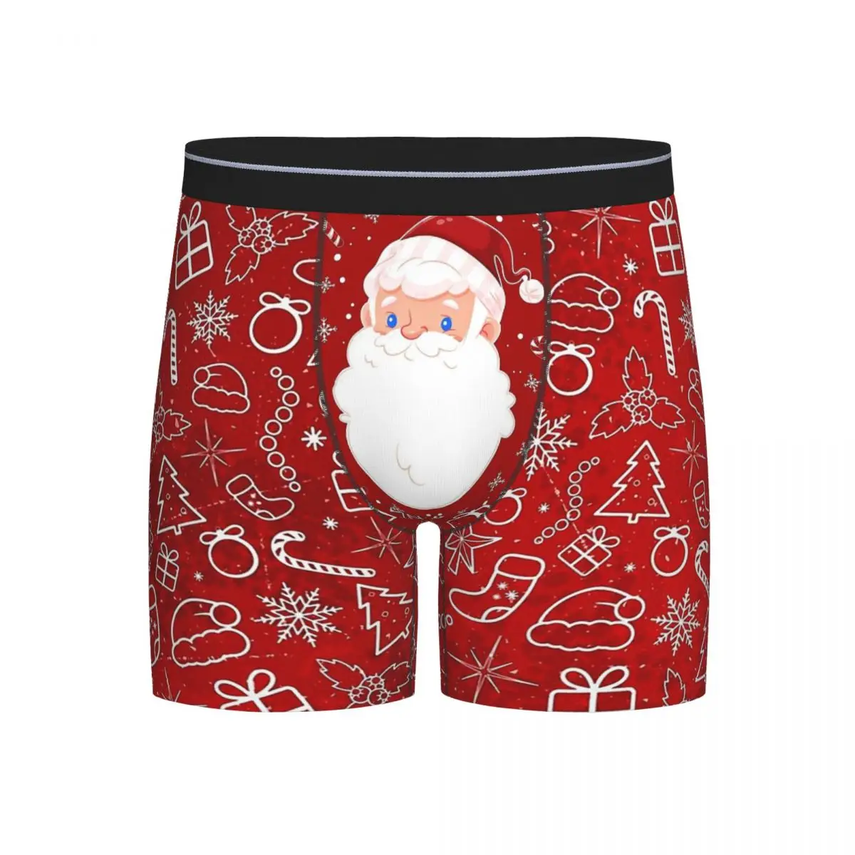 

Merry Christmas Mens Underpants Christmas 2021 Print Boxer Shorts Male Breathable Panties Brand Boxers Briefs