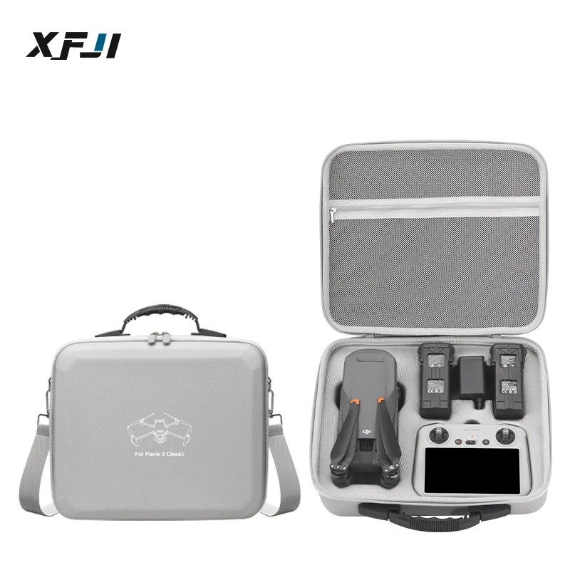 Сумка для хранения подходит для DJI Mavic 3/Mavic 3 Classic, портативная, брикет, аксессуары для дрона, ПУ, брызгозащищенная сумка через плечо