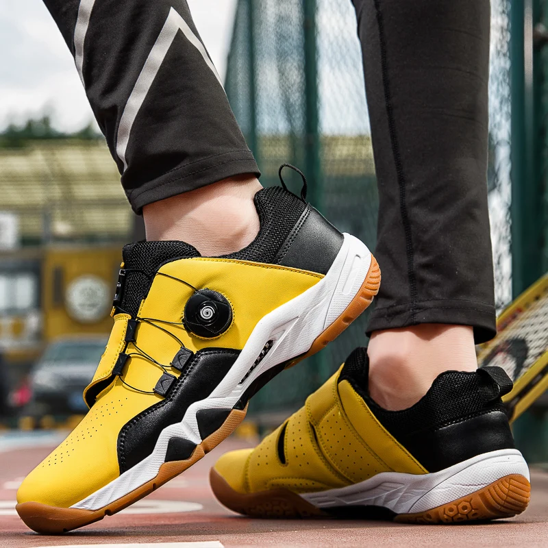Professional Tennis Shoes Durable Sports Shoes Women Men Breathable Badminton Shoes Running Outdoor Table Tennis Shoes Plus Size