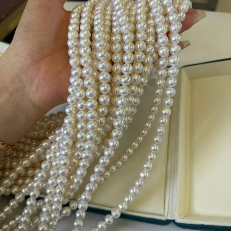 Свет бытовых товаров 8-9 мм Натуральная пресноводная полуфабрикат Зеркало Жемчуг