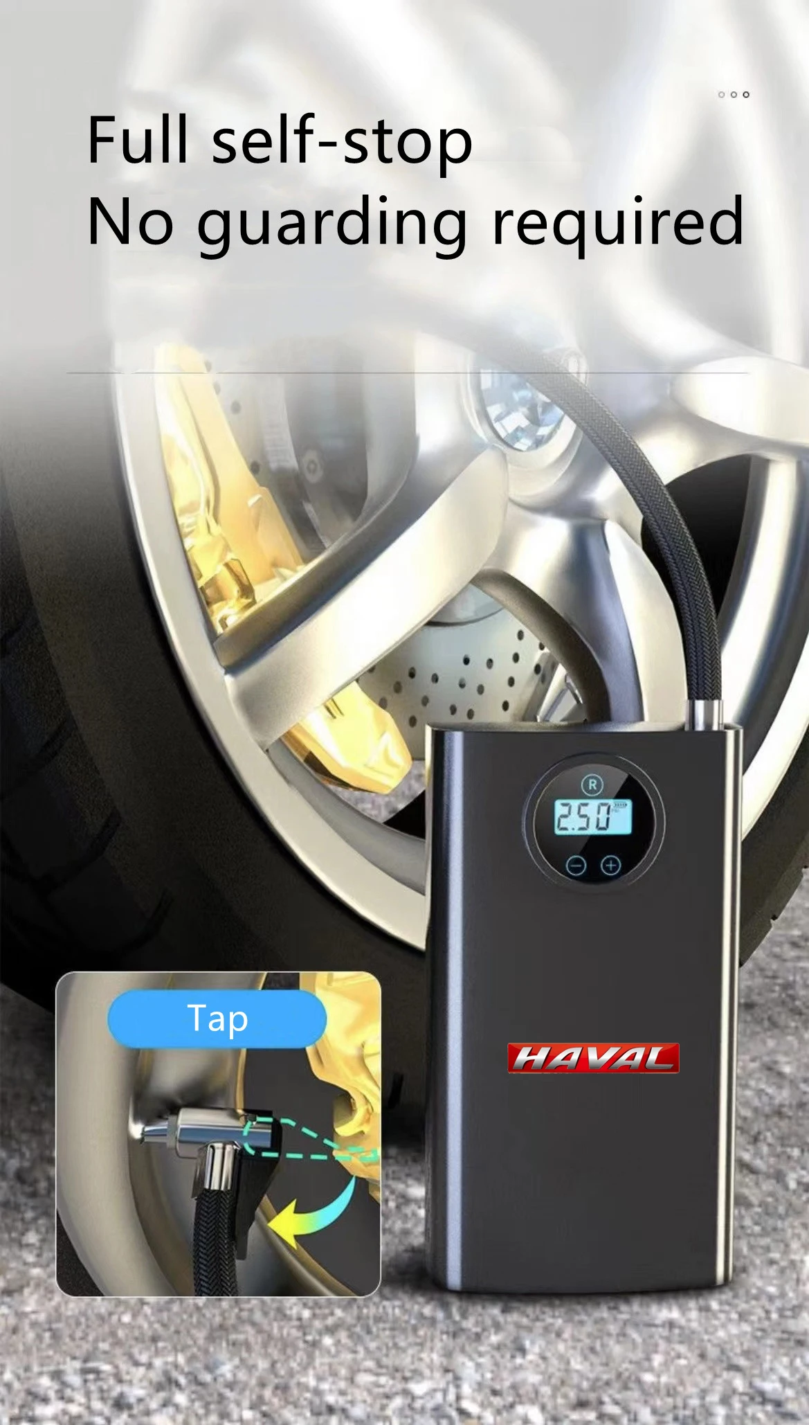 

Автомобильный Электрический воздушный насос, Мини Портативный беспроводной насос, воздушный компрессор, насос для Haval, автомобильные аксессуары