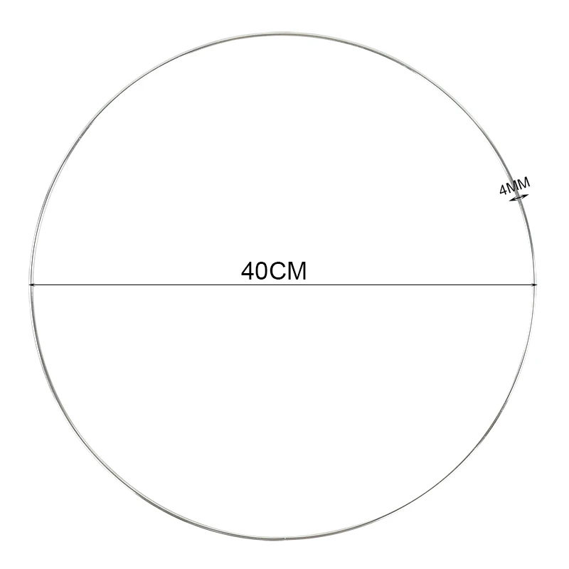 

Железные кольца для макраме 10-40 см