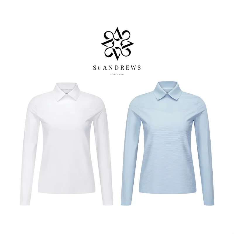ST ANDREWS 2024 осенняя новая женская одежда для гольфа облегающая дышащая