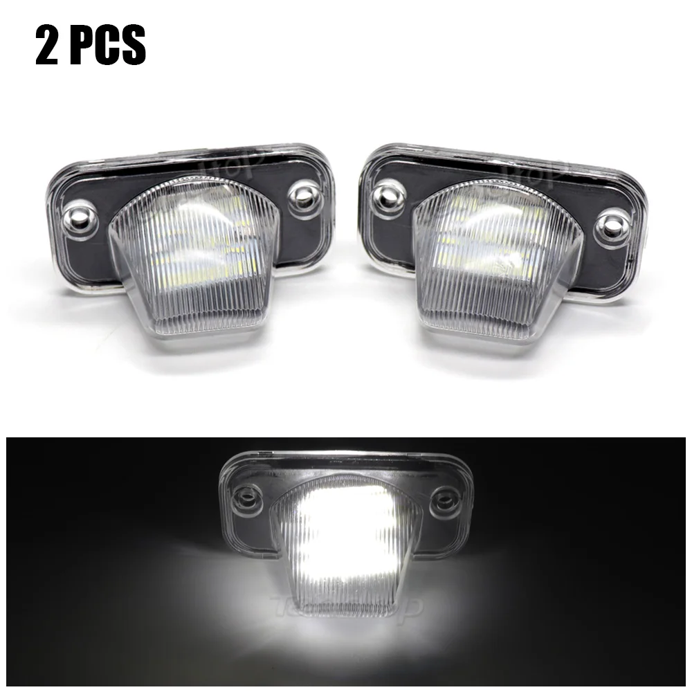 

12V LED Car License Number Plate Light Lamp No Error for VW T4 Transporter syncro Candy Jetta Syncro Passat B6 Auto Number Lamp