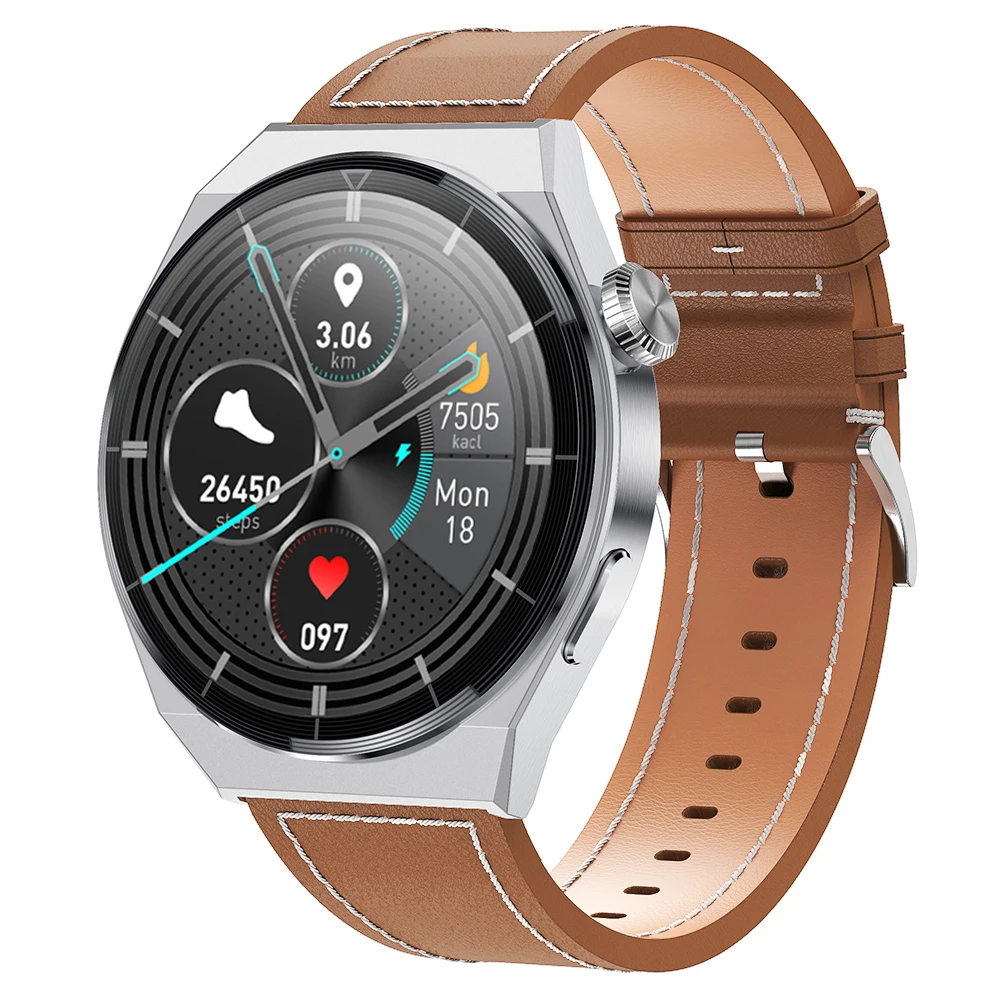 

Смарт-часы для Xiaomi Huawei Phone GT3 Pro мужские, Android 2022, Bluetooth-вызов, водозащита IP68, дисплей 1,35 дюйма 390*390, Смарт-часы