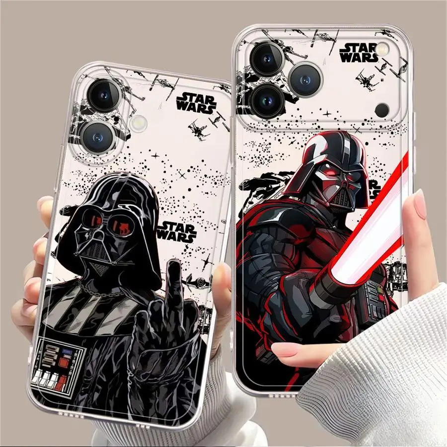 Фото Чехол S-Stars Wars для iPhone 17 Pro Max 14 Plus 11 XS Max XR 16 15 7 8 12 Mini Air 13 Pro, мягкий чехол для телефона №1