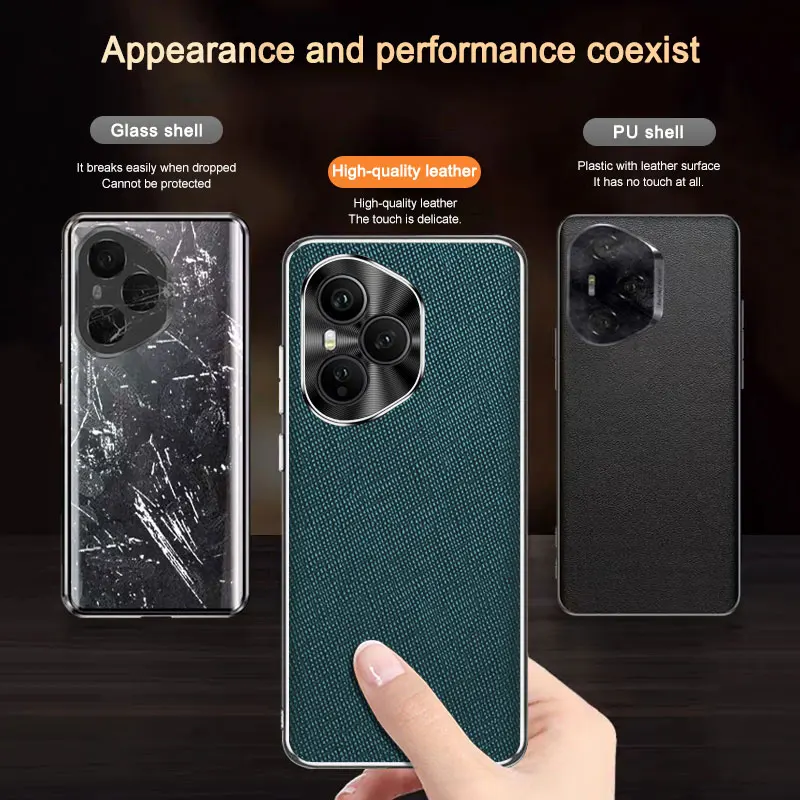 Чехол для Honor 400 Pro 400, глобальная версия, роскошный жесткий защитный чехол из искусственной кожи для Honor 400 400 Pro Shell (art.: 3920d016fe07a) - 3920d016fe07a