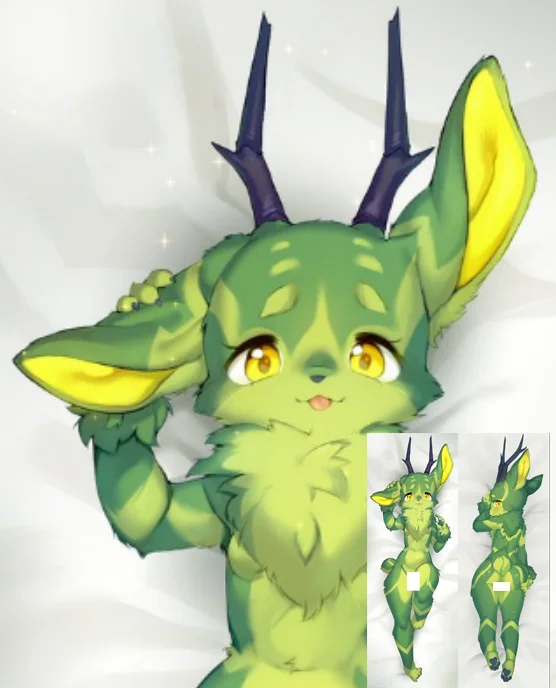 

Dakimakura Anime Natsu (natsu o3o) Furry Double Sided Print Life-size Body Pillow Cover