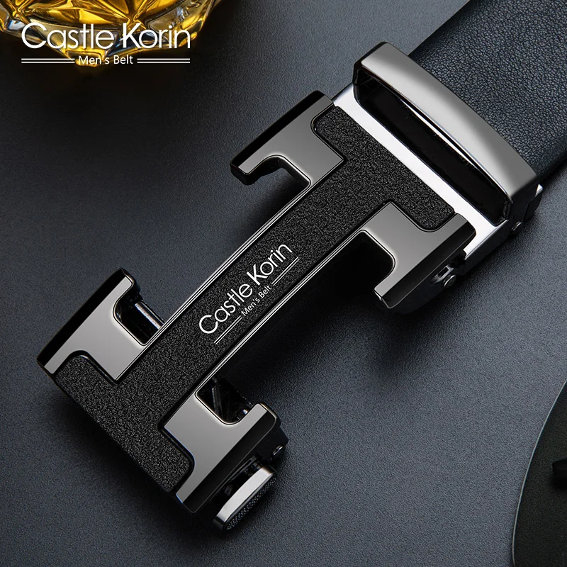 

Men‘s Belt Male High Quality Leather Fashion Designed Luxury Brand Business Wear-resistant Alloy Buckle Belt for Men 01001