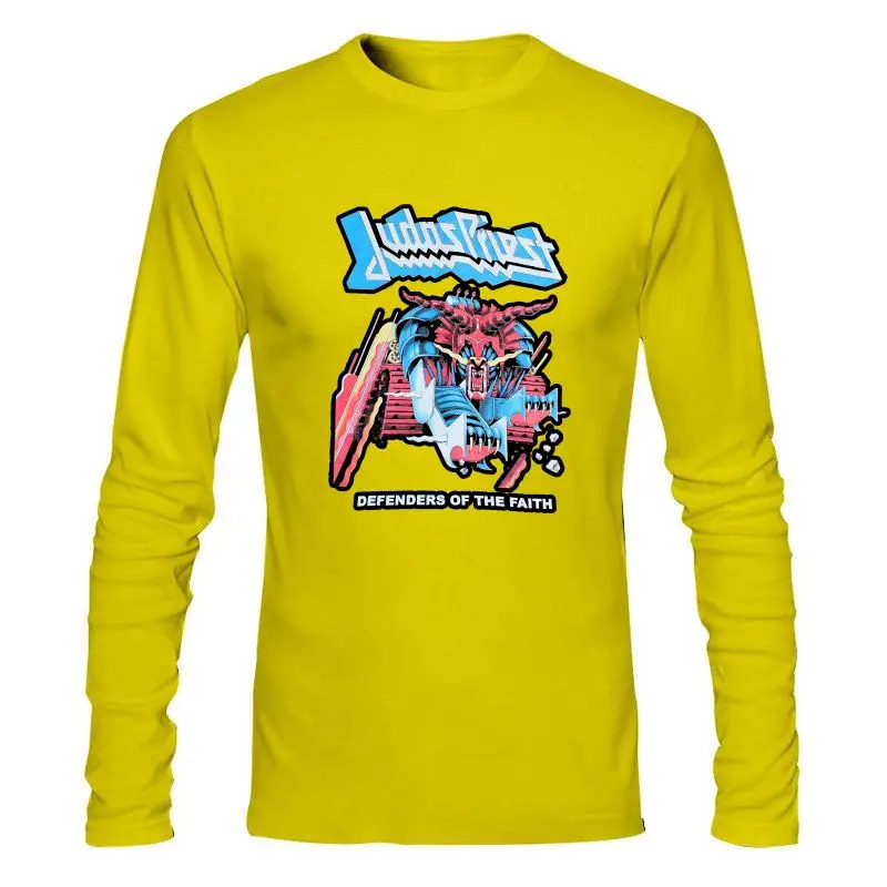 

Man Clothing New JUDAS PRIEST DEFENDERS OF THE FAITH'84 SHORT/LONG SLEEVE BLACK T-SHIRT Street Tee Tshirt