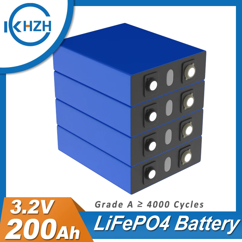 

Аккумуляторные батареи KH 200Ah Lifepo4, 1-32 шт. цикла для гольф-тележки, яхты, лодки, домов на колесах, солнечная система, электровелосипед большой е...