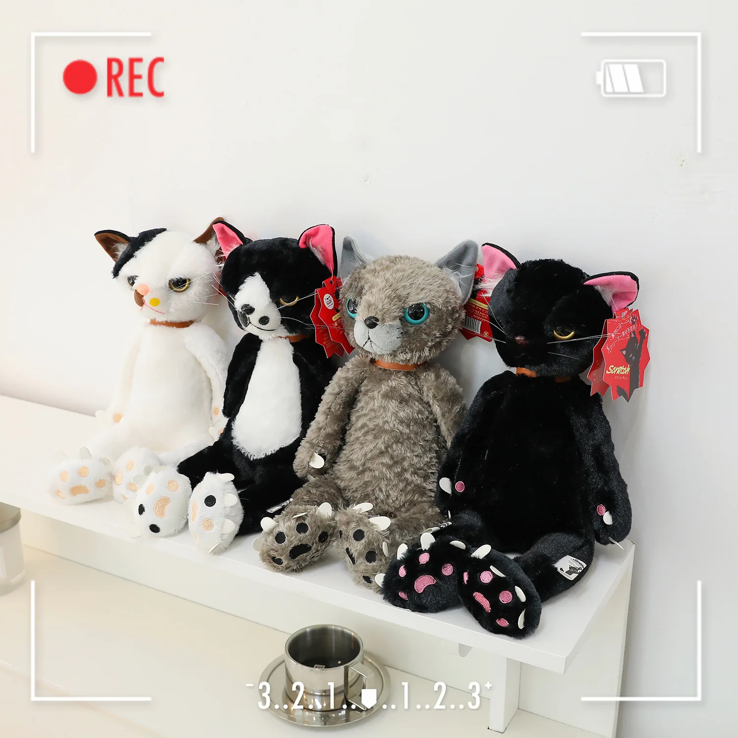 Персонализированная плюшевая игрушка-кошка имитация персонализированного