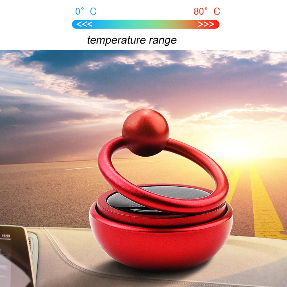 Автомобильный ароматизатор на солнечной энергии парфюмерный диффузор