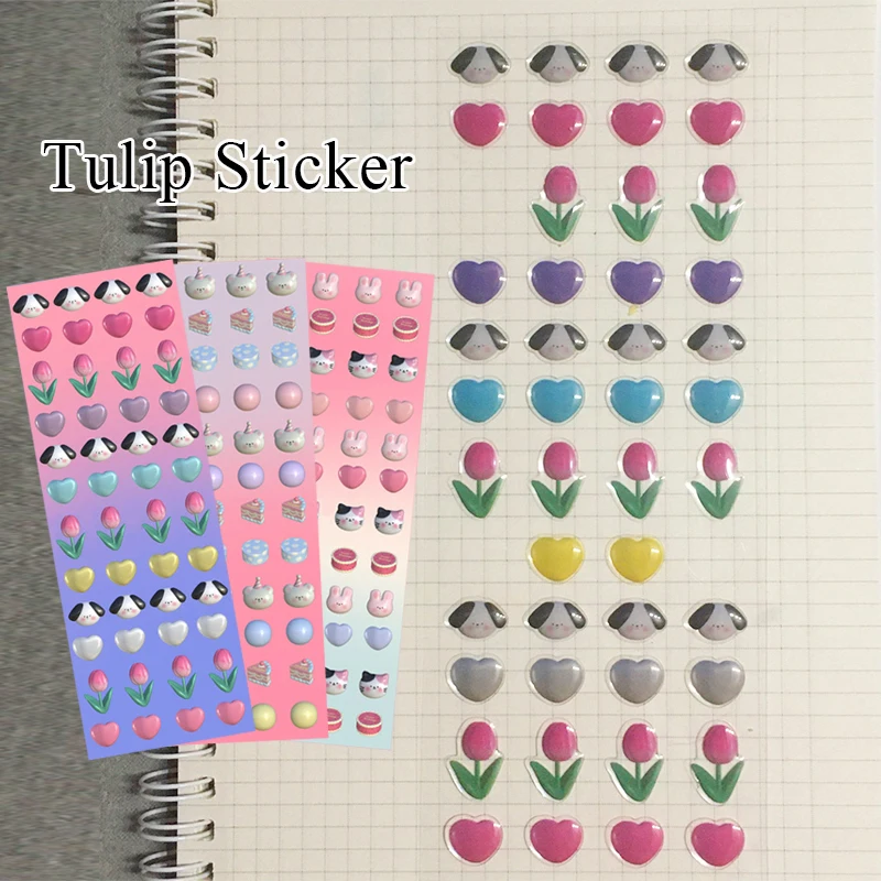 

Album Decorative Sticker Diary Sticker Epoxy Sticker Scrapbooking Sticker Goo Stickers Art Supplies Cute Creative Cartoon DIY