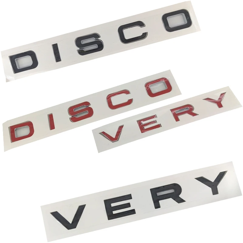

For Discovery Emblem Car Stickers Abs Plastic Trunk Decal Decoration For Land Rover 2 3 4 5 Td5 Sports Accessories