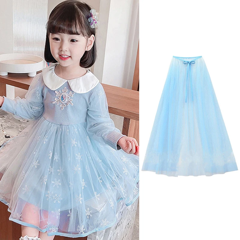 Платье принцессы и накидка для девочек