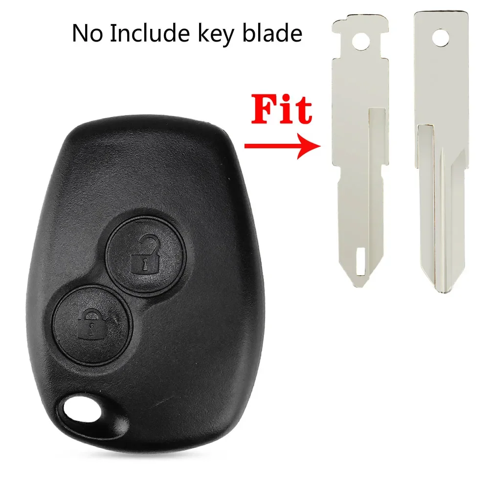 

KEYYOU 20 шт. чехол для ключа автомобиля для Renault Duster Logan Modus Clio 3 Twingo Kangoo 2 для Nissan ALMERA без лезвия, новый