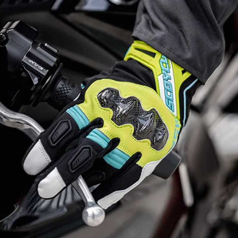 Зимние мужские женские водонепроницаемые мотоциклетные перчатки SCOYCO аксессуары