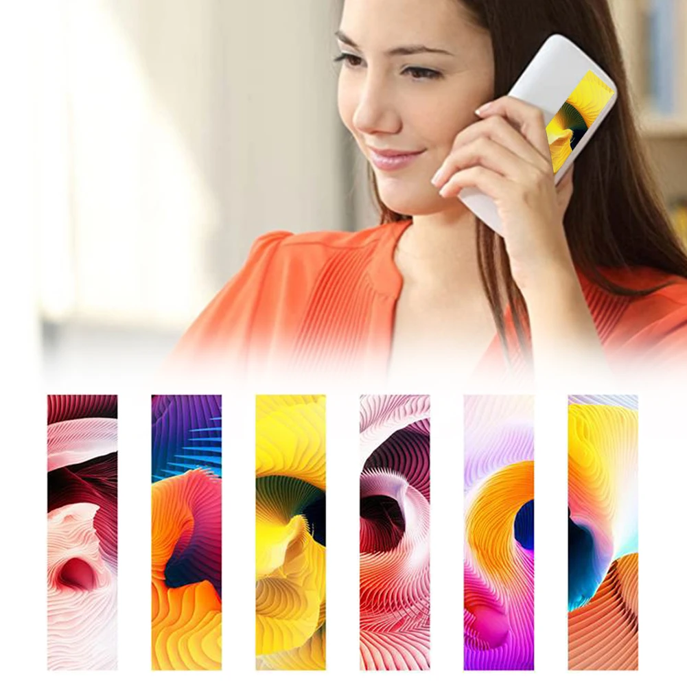 

6pcs Toys Fidget Strips For Desk Anti Stress Calm Sticker Anxiety Sensory Decompression Classroom Phone Tape Discreet Tactile