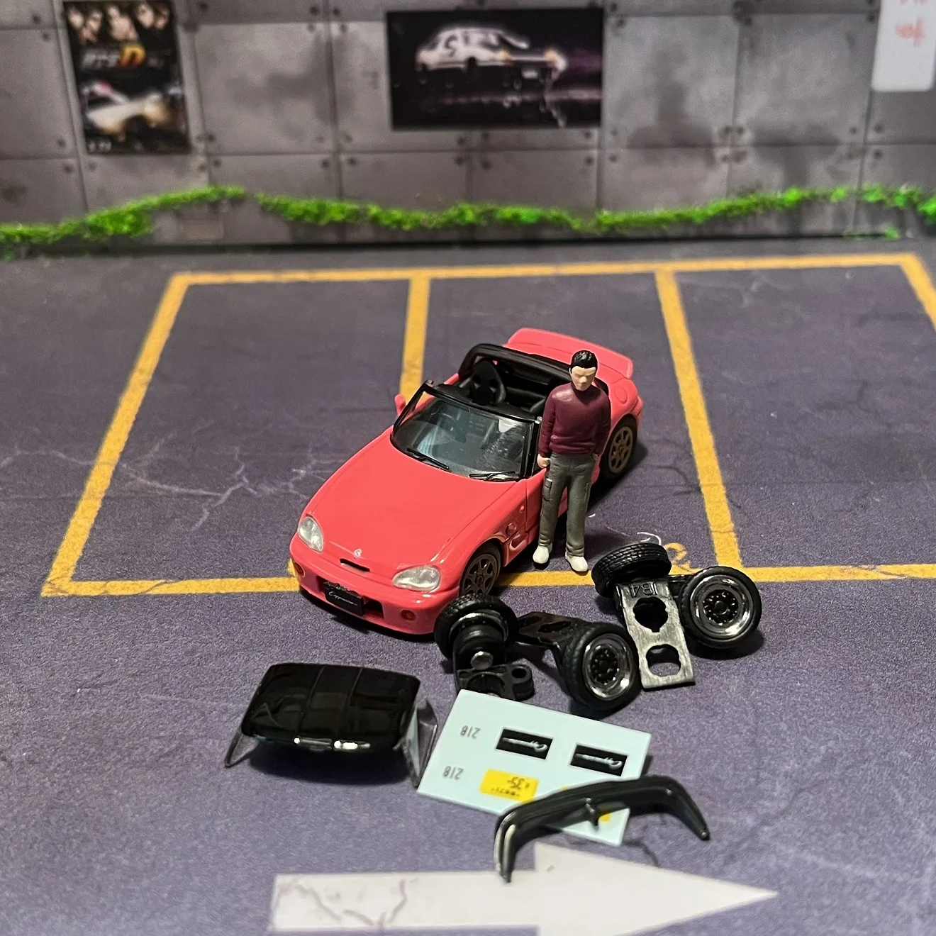 

BM 1/64 Suzuki Cappuccino -ID Pink (RHD) Diecast Car Model