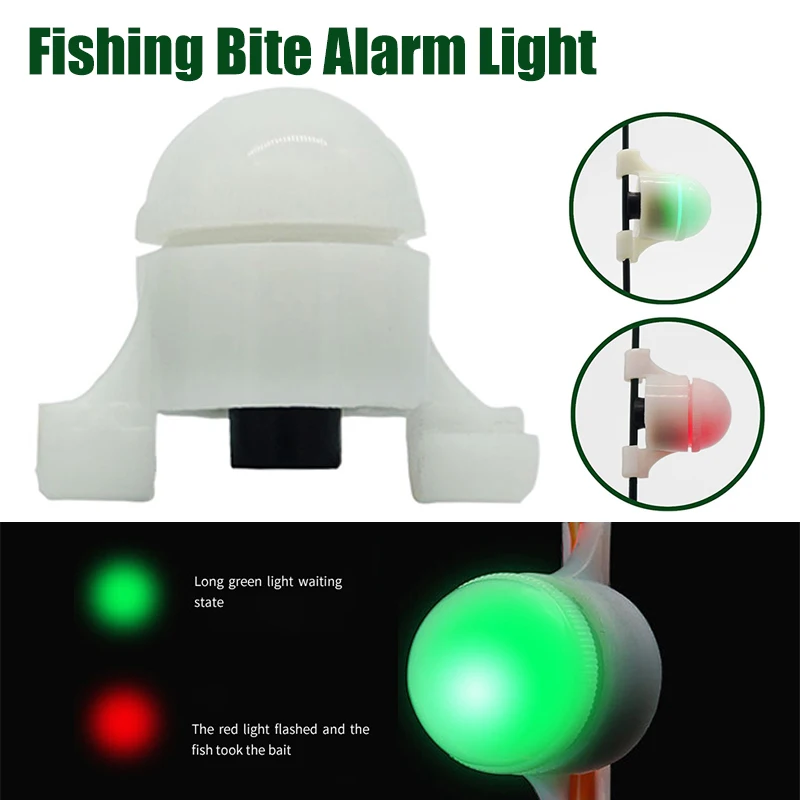 

Upgrade Night Fishing Rod Tip Clip Alert Indicator Tools Electronic LED Automatic Induction Fishing Fish Bite Alarms Light