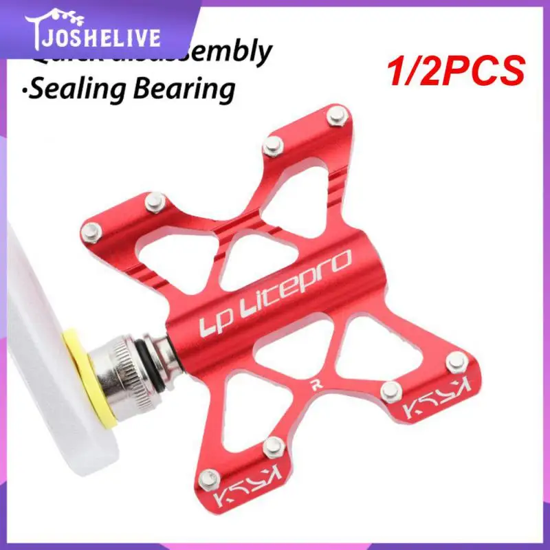 

1/2 шт., легкие складные велосипедные педали из алюминиевого сплава