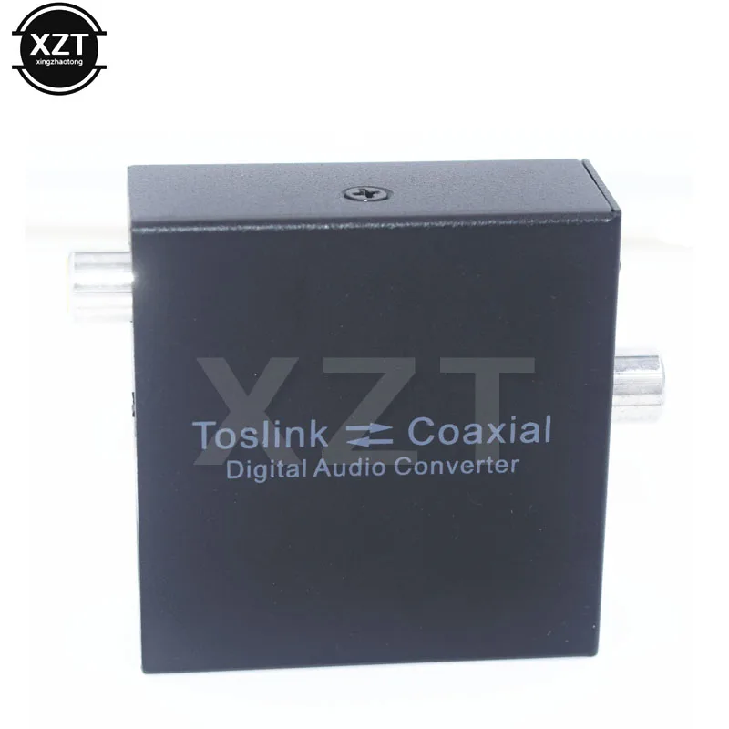 Цифровой коаксиальный Toslink 3 5 мм оптический в аналоговый L/R RCA аудиоконвертер
