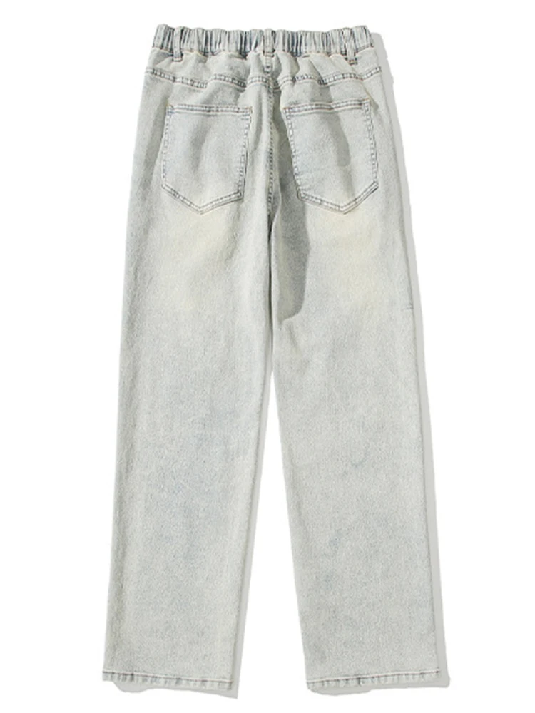 Men's Loose Jeans High Street Vibe Trend Brand American Teen Casual Pants Baggy Wide Leg Pants Y2k Jeans Brand Men's Clothing