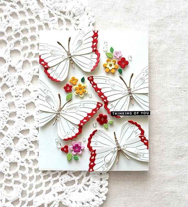 Piggy Craft металлические штампы для резки форма украшения бабочки скрапбук нож