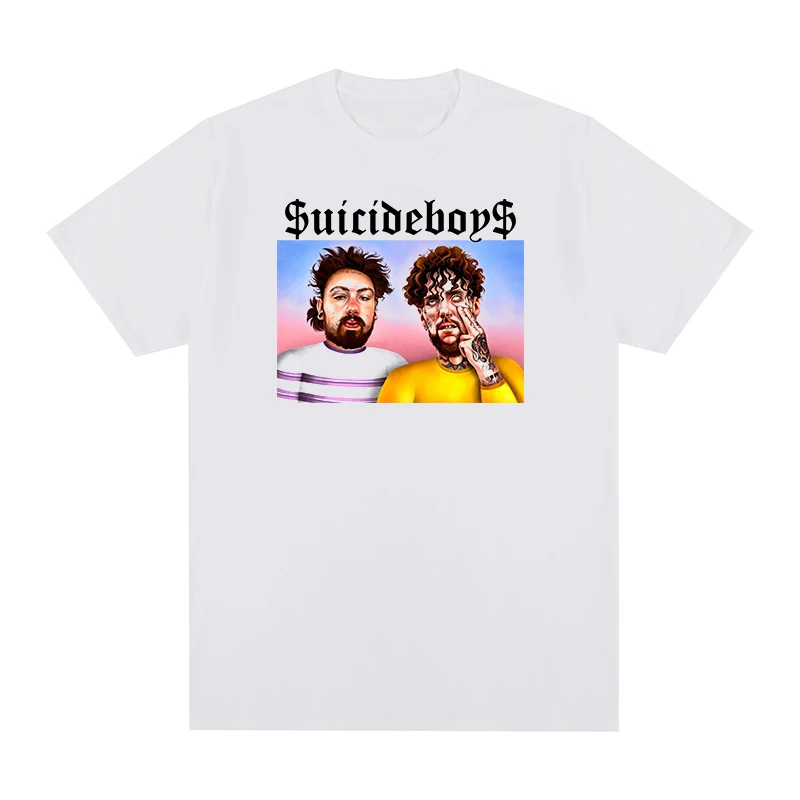 

Suicide Boys Hip Hop Rap T-shirt $uicideboy$ Harajuku Classic Cool Pure Cotton Men T shirt New TEE TSHIRT Womens Tops