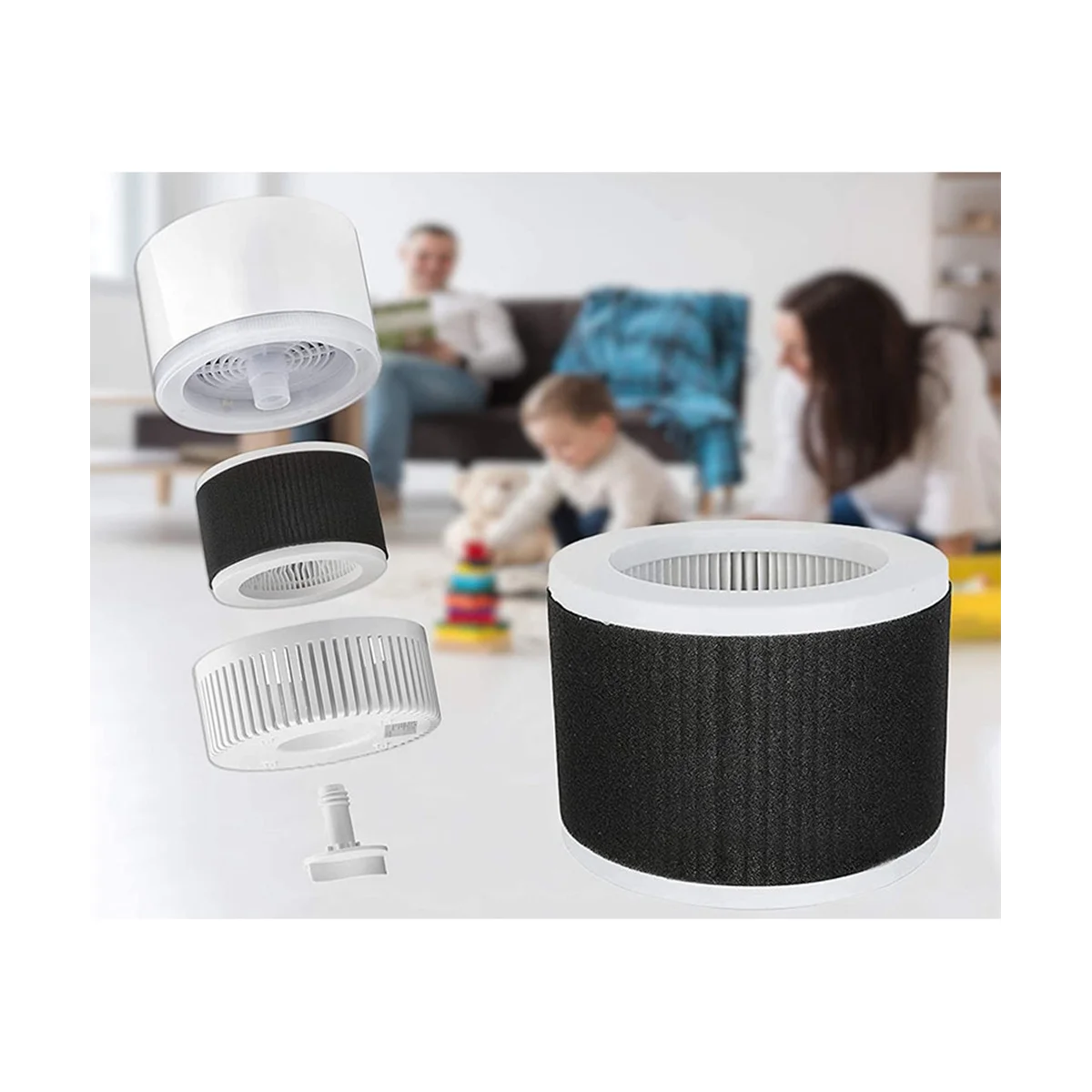 4 шт. Замена HEPA-фильтра для очистителя воздуха EPI810