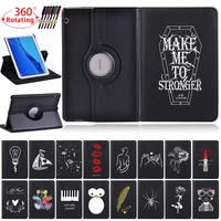 tablet case for huawei mediapad t3 10 9 6t5 10 10 1 360 rotating cover with wake up function cover case stylus