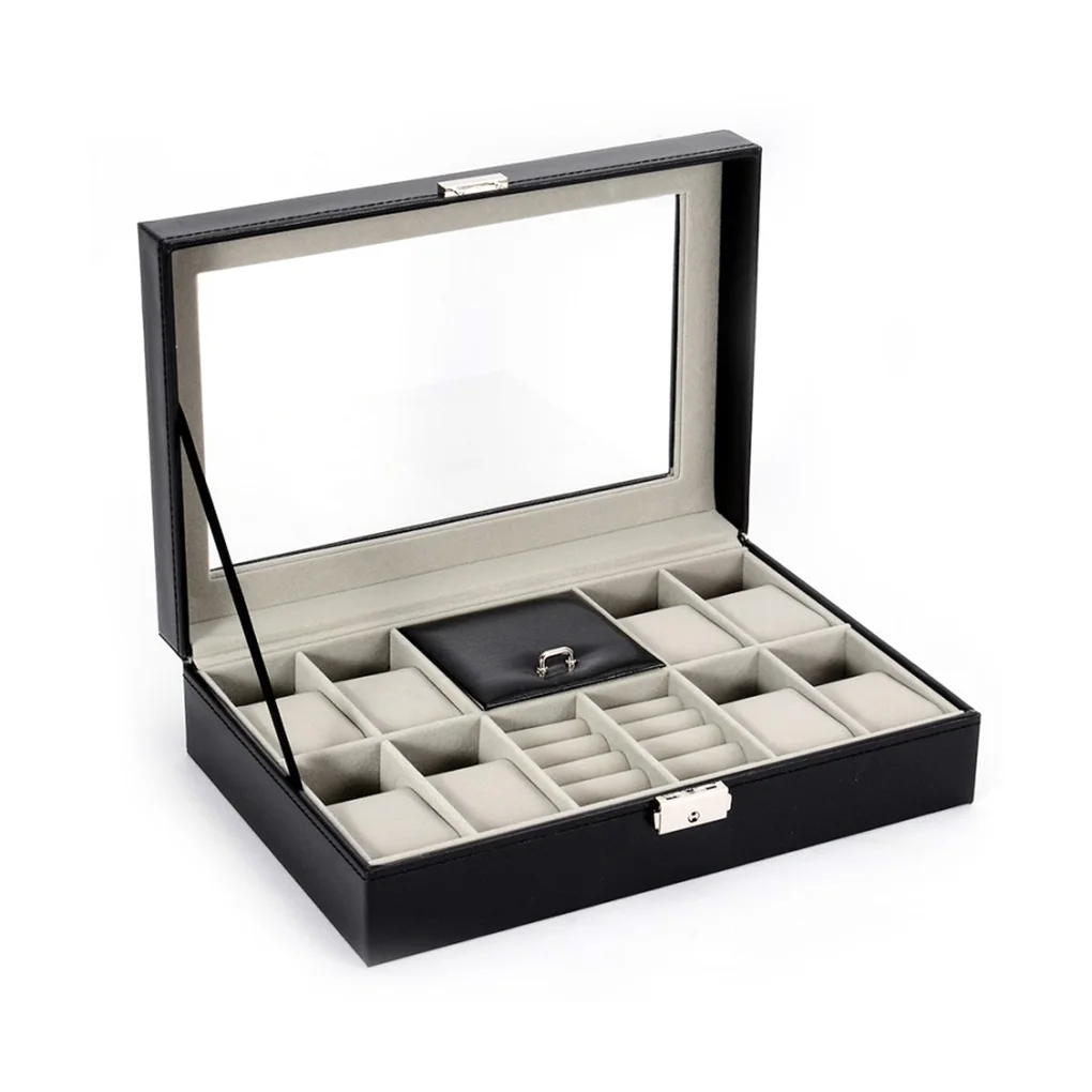 

Box Luxury Dust-proof Bracelets Necklaces Showcase Case Storage Trays Earrings Organizer Large Capacity Ladies Gifts