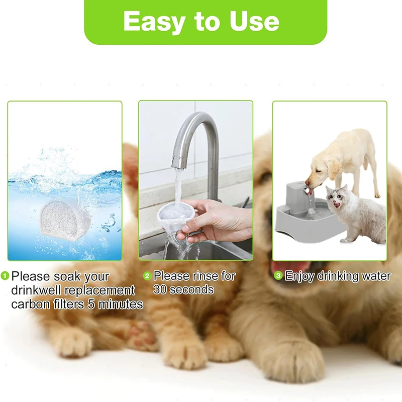8 сменных фильтров автоматические фонтаны для воды совместимые с фонтанами Petsafe